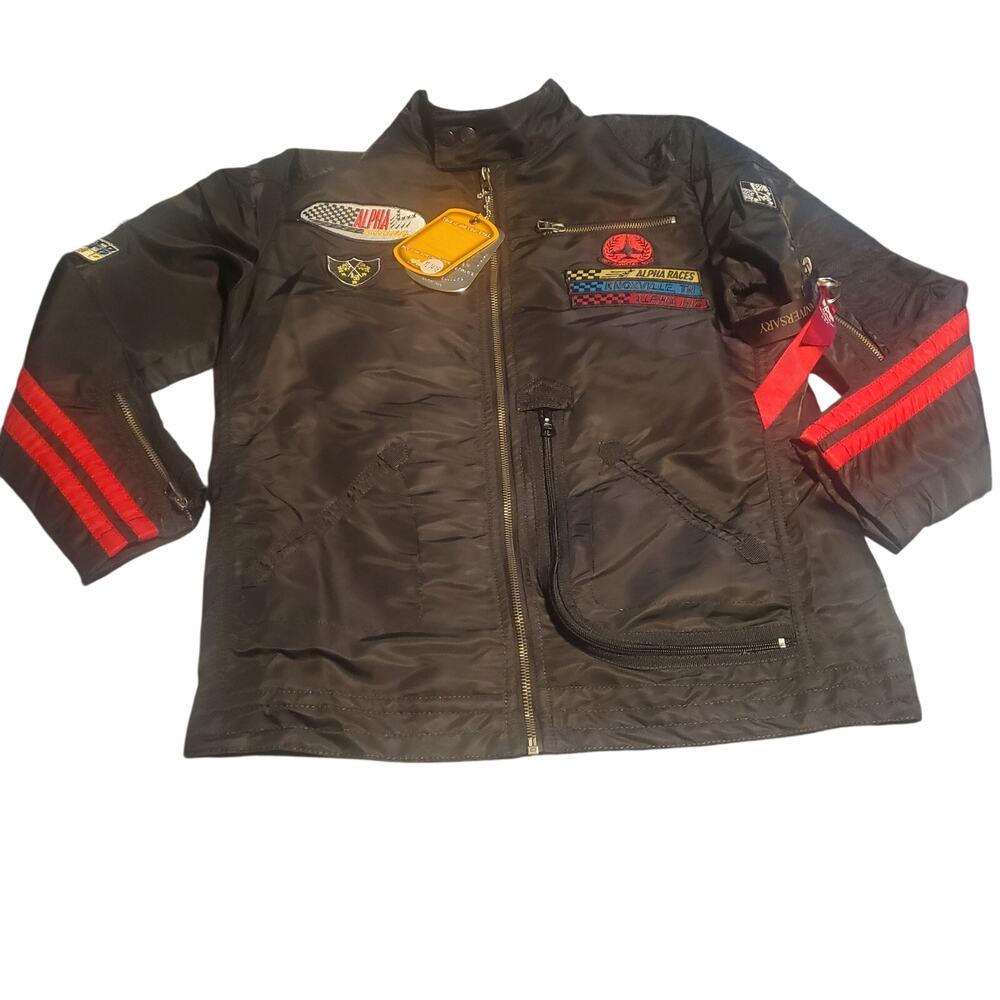 NEW Alpha Industries Youth 14/16 Speed Jacket 59TH Annual Air Flying Ace Nylon